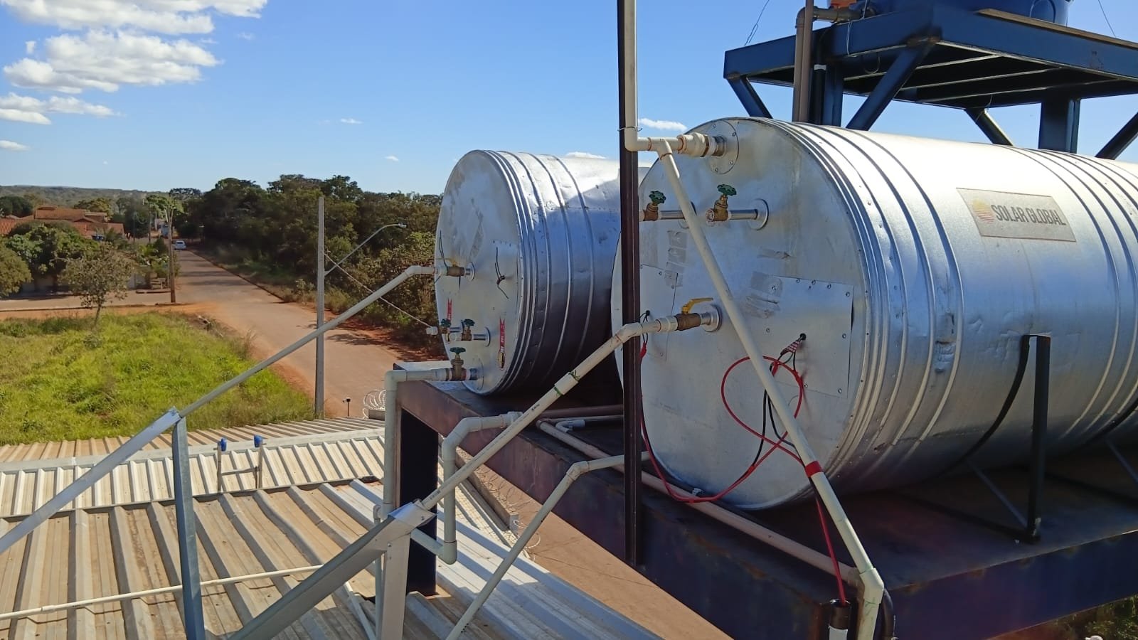 Reservatórios térmicos modulares